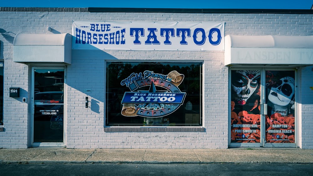 World Famous Blue Horseshoe Tattoo and Piercing Independence